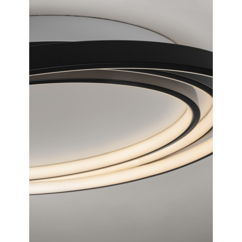 Plafon LED Borar 3000K Czarny | Nowoczesny Design - Decolab24