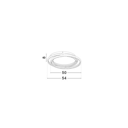 Plafon LED Borar 3000K Czarny | Nowoczesny Design - Decolab24
