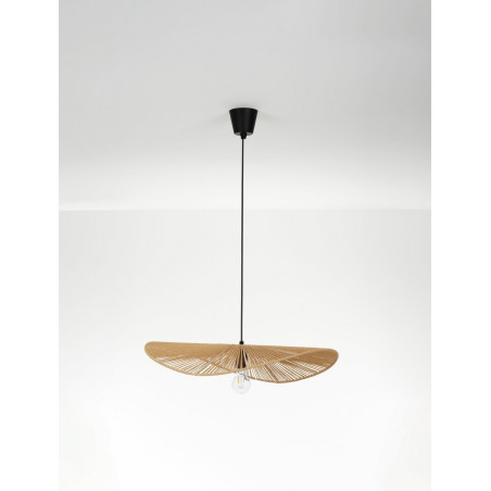 Lampa wisząca boho Saria - brązowa, sznurkowa | Decolab24