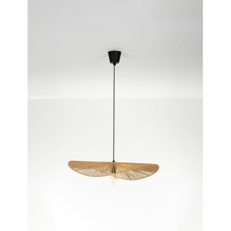 Lampa wisząca boho Saria - brązowa, sznurkowa | Decolab24