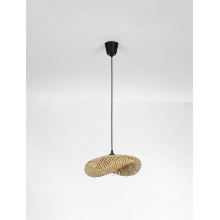 Lampa wisząca bambusowa boho Ladina 42cm | Decolab24