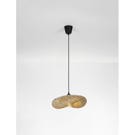Lampa wisząca bambusowa boho Ladina 42cm | Decolab24