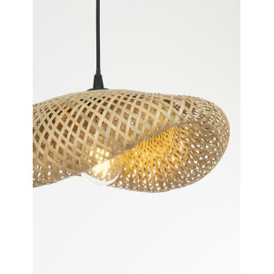 Lampa wisząca bambusowa boho Ladina 42cm | Decolab24