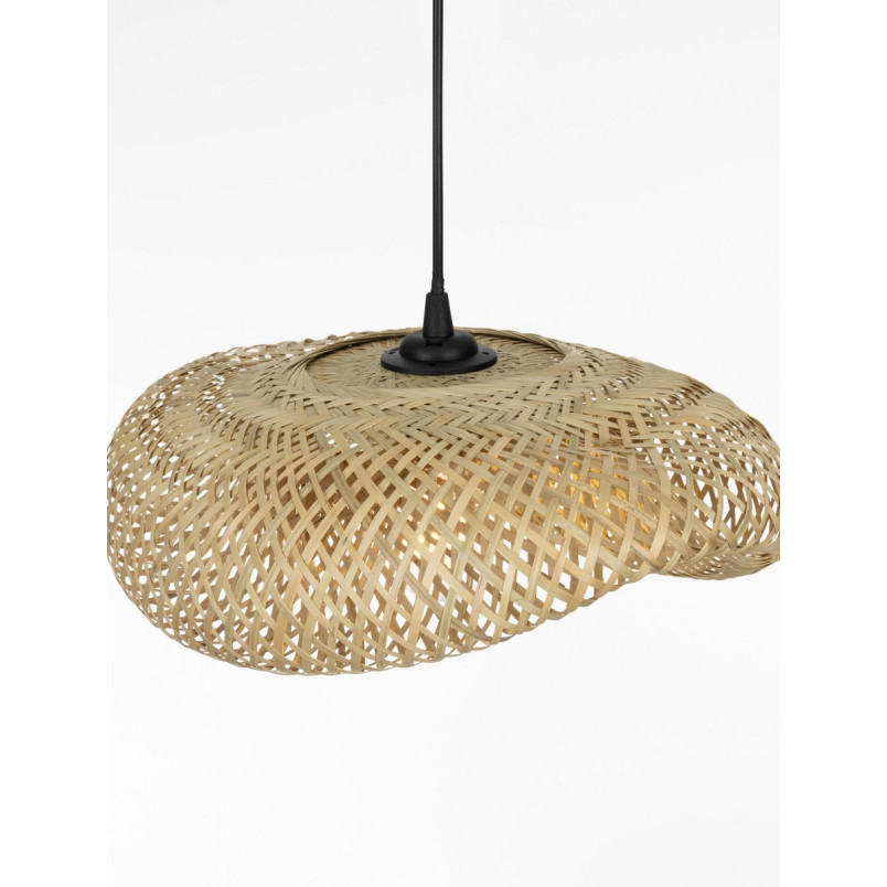 Lampa wisząca bambusowa boho Ladina 42cm | Decolab24