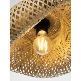 Lampa wisząca bambusowa boho Ladina 42cm | Decolab24