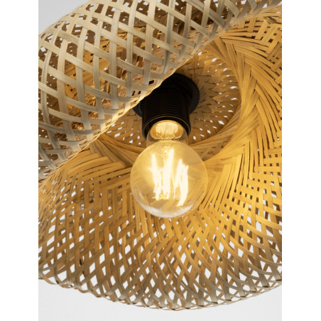 Lampa wisząca bambusowa boho Ladina 42cm | Decolab24
