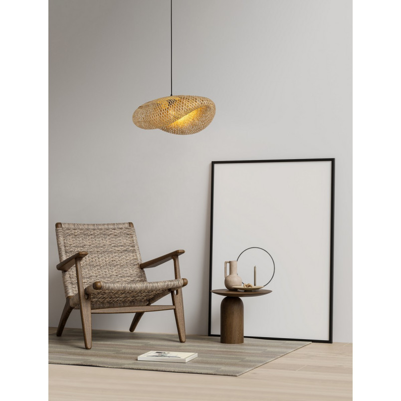 Lampa wisząca bambusowa boho Ladina 62cm | Decolab24