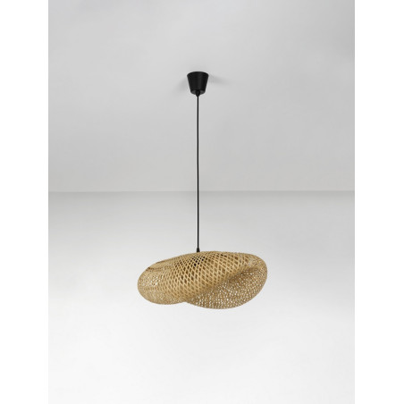 Lampa wisząca bambusowa boho Ladina 62cm | Decolab24
