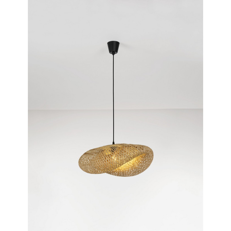 Lampa wisząca bambusowa boho Ladina 62cm | Decolab24