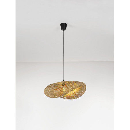 Lampa wisząca bambusowa boho Ladina 62cm | Decolab24