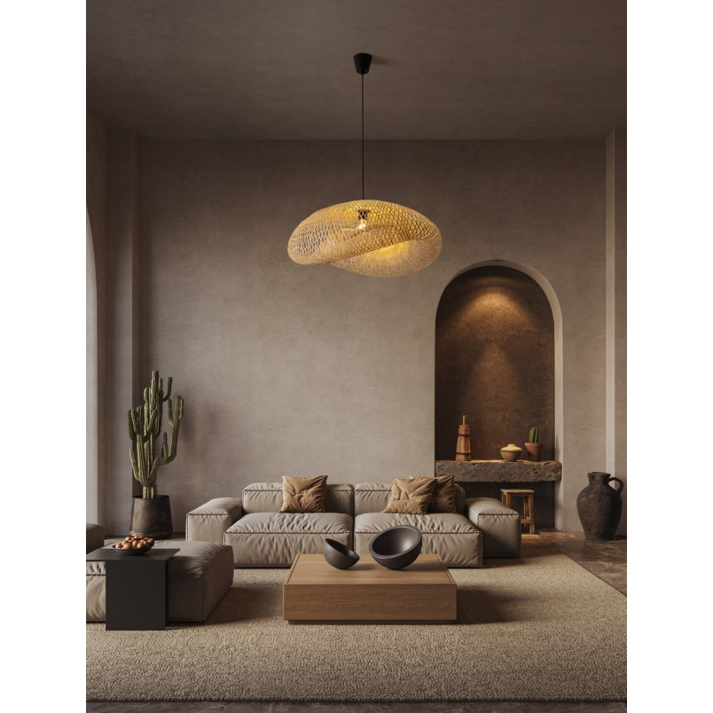 Lampa wisząca bambusowa Ladina 76cm - Decolab24 | Boho