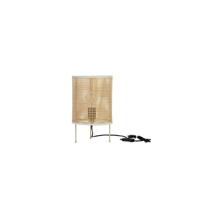 Lampa stołowa boho Tacon | Bambus, Rattan | Decolab24