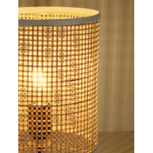 Lampa stołowa boho Tacon | Bambus, Rattan | Decolab24