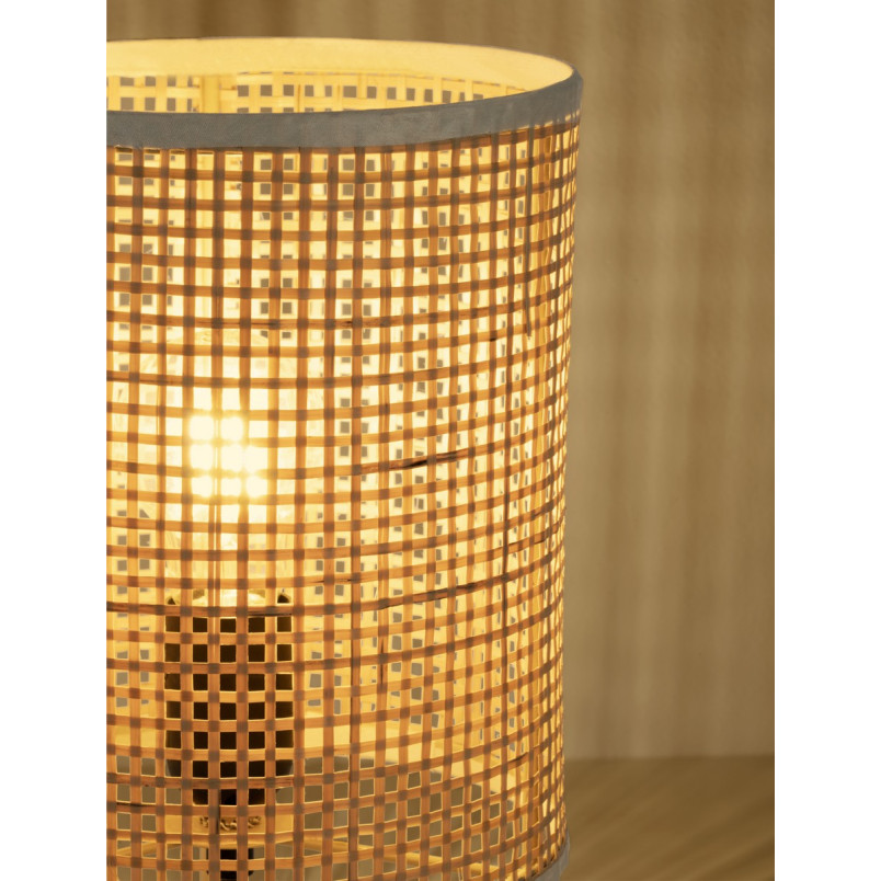 Lampa stołowa boho Tacon | Bambus, Rattan | Decolab24