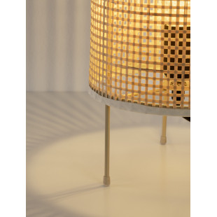 Lampa stołowa boho Tacon | Bambus, Rattan | Decolab24