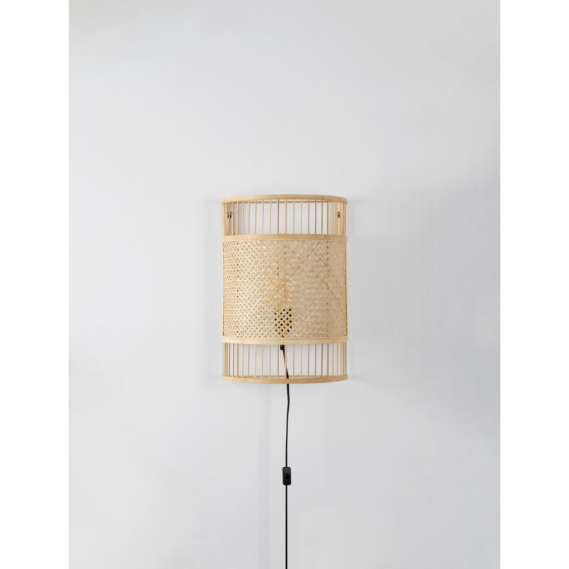 Kinkiet bambusowy boho Lapae | Decolab24