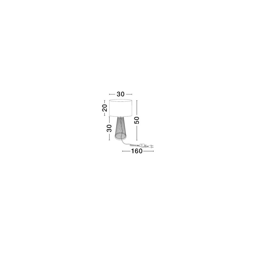 Lampa bambusowa Silo | Skandynawski design | Decolab24