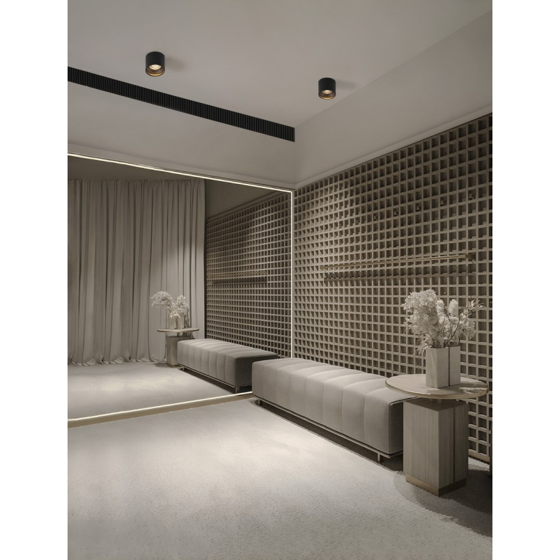 Lampa LED Lonae - Downlight Tubowa Czarna | Decolab24