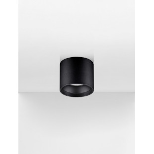 Lampa LED Lonae - Downlight Tubowa Czarna | Decolab24