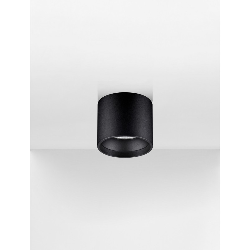 Lampa LED Lonae - Downlight Tubowa Czarna | Decolab24
