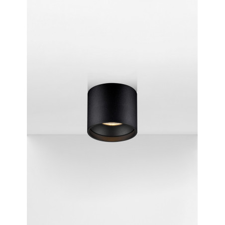 Lampa LED Lonae - Downlight Tubowa Czarna | Decolab24