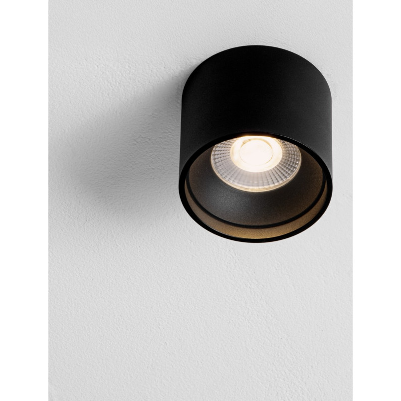 Lampa LED Lonae - Downlight Tubowa Czarna | Decolab24