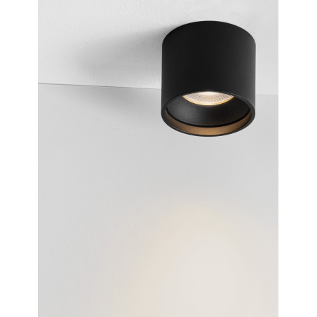Lampa LED Lonae - Downlight Tubowa Czarna | Decolab24