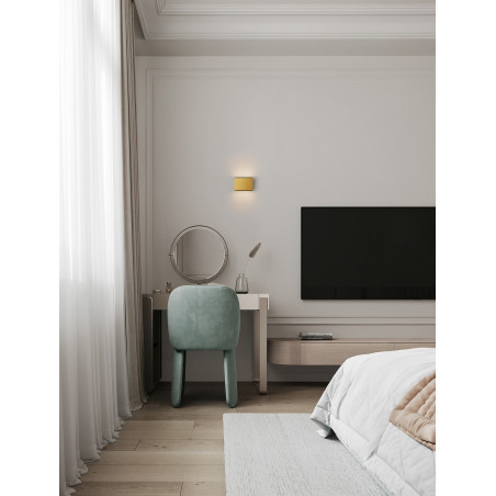 Kinkiet LED Tio Złoty - Elegancki Design | Decolab24