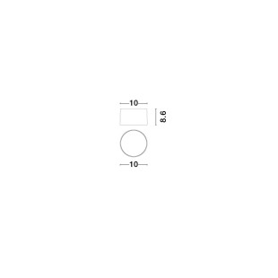 Lampa Zazia LED - Downlight Natynkowy Złoty | Decolab24