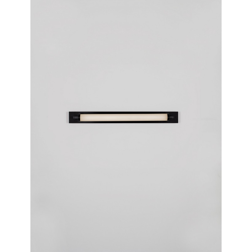 Kinkiet łazienkowy Kofas LED 80cm czarny - Retro design