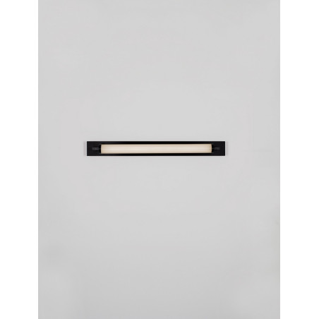 Kinkiet łazienkowy Kofas LED 80cm czarny - Retro design
