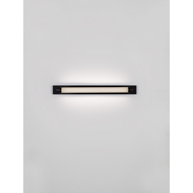 Kinkiet łazienkowy Kofas LED 80cm czarny - Retro design