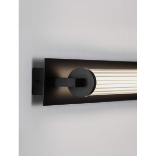Kinkiet łazienkowy Kofas LED 80cm czarny - Retro design