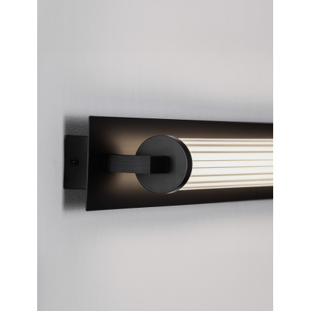 Kinkiet łazienkowy Kofas LED 80cm czarny - Retro design