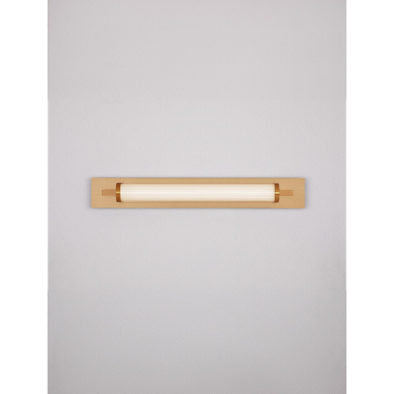 Kinkiet Retro Kofas LED 60cm - Złoto Mosiężne | Decolab24