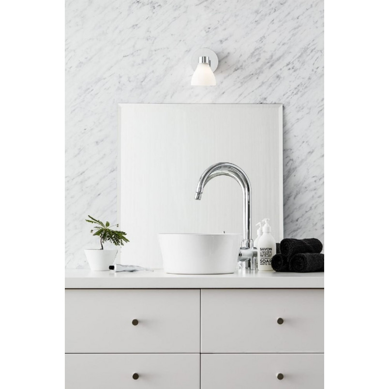 Kinkiet łazienkowy Cassis chrom/biały Markslojd | IP44
