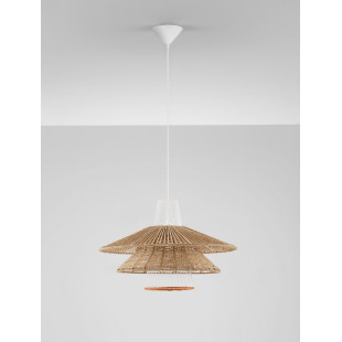 Lampa sznurkowa boho Kaoa | Decolab24 - Odkryj naturalny styl