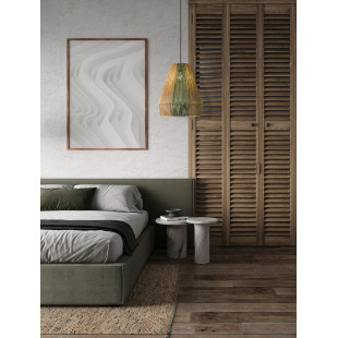 Lampa wisząca boho Denroi - brązowo-zielona | Decolab24