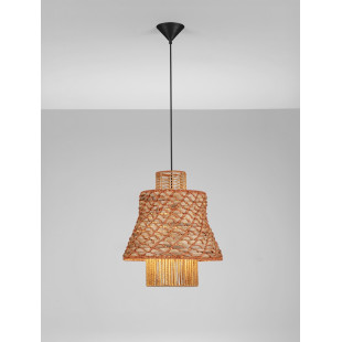 Lampa Wisząca Boho Danme | Brązowo-Czerwona | Decolab24