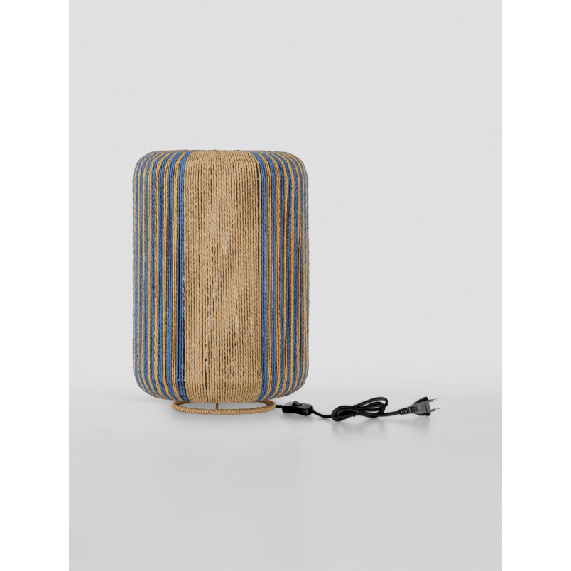 Lampa boho Limia | Brązowo-niebieska | Decolab24