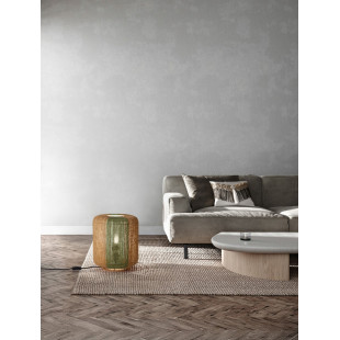Lampa boho Limia | Brązowo-zielona, 33cm | Decolab24
