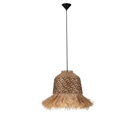 Lampa boho Lorseo | Wisząca rafia 37cm - Decolab24