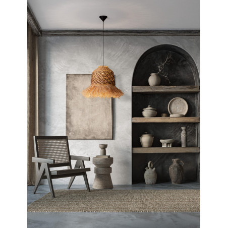 Lampa boho Lorseo | Wisząca rafia 37cm - Decolab24