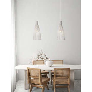 Lampa Wisząca Rattanowa Boho Rion - Decolab24 | 24cm