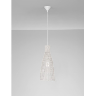 Lampa Wisząca Rattanowa Boho Rion - Decolab24 | 24cm