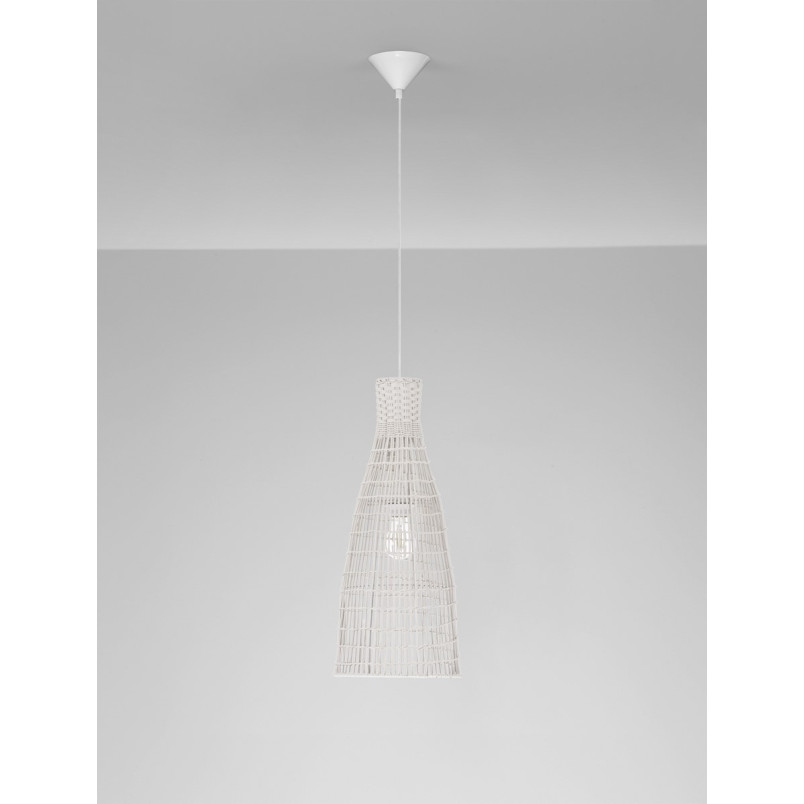 Lampa Wisząca Rattanowa Boho Rion - Decolab24 | 24cm