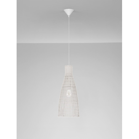 Lampa Wisząca Rattanowa Boho Rion - Decolab24 | 24cm