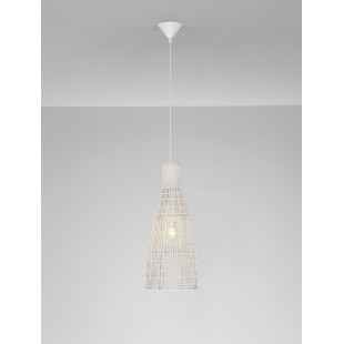 Lampa Wisząca Rattanowa Boho Rion - Decolab24 | 24cm