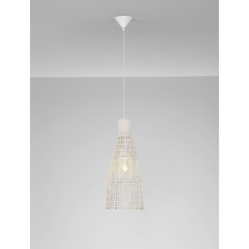 Lampa Wisząca Rattanowa Boho Rion - Decolab24 | 24cm