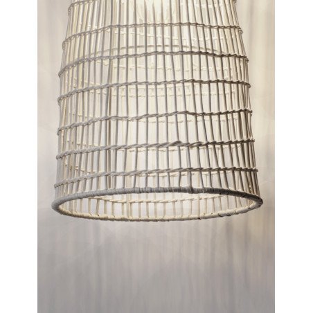 Lampa Wisząca Rattanowa Boho Rion - Decolab24 | 24cm
